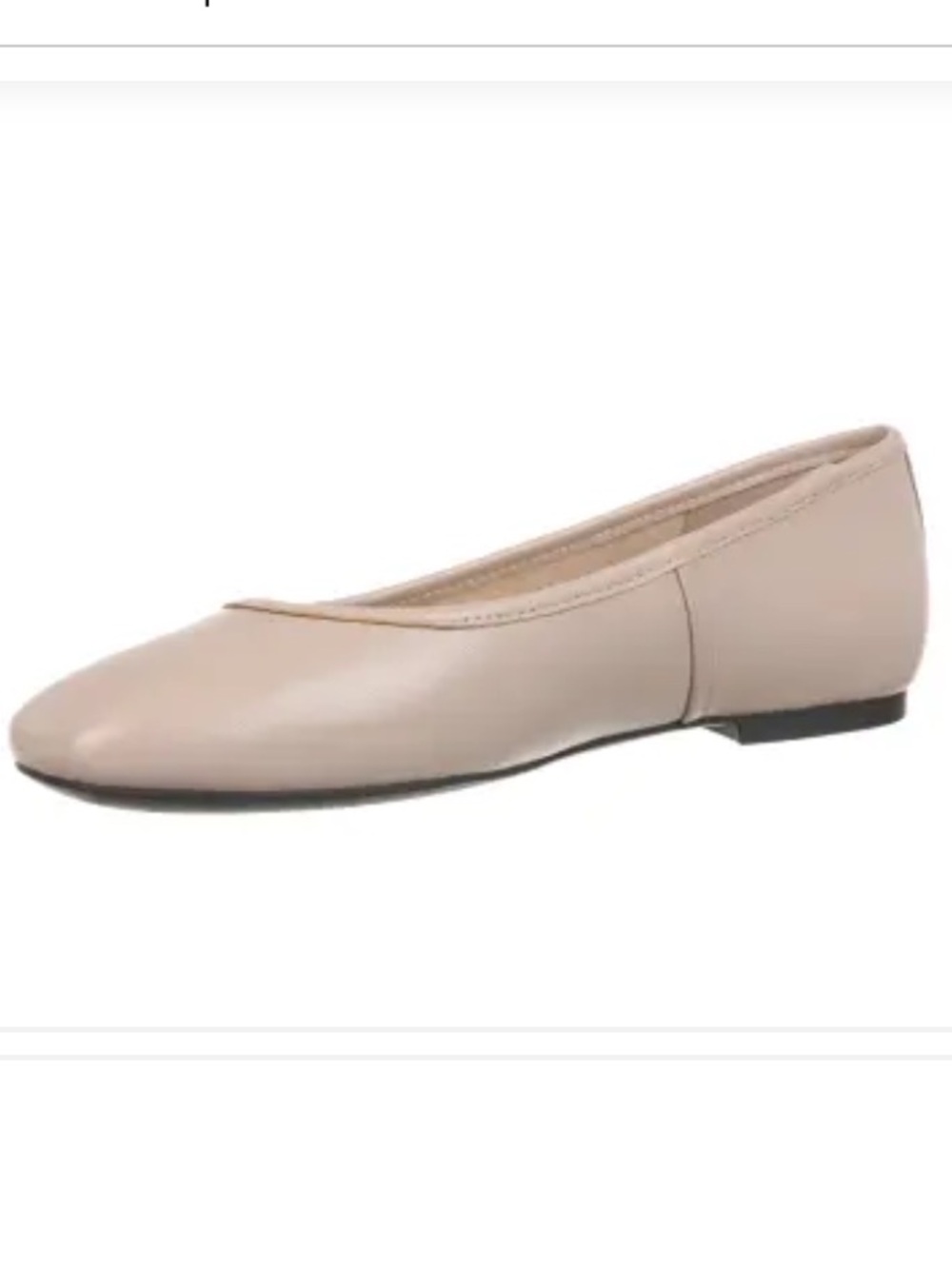 Vionic Orinda Flat, Putty Leather. size 9.5, NEW WITH BOX